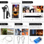 Kit supervivencia 151 pzas con linterna cuchillo alicates manta