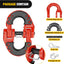 Conectores cadena remolque 1/2pulg acero forjado pack 2