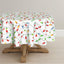 Mantel navidad 70x70pulg con luces rojas