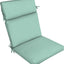 Cojín silla exterior 21x20pulg resistente lluvia aguamarina