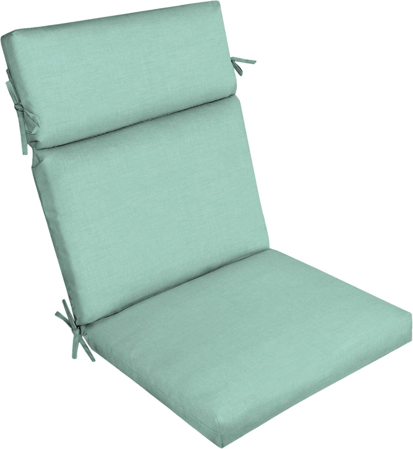 Cojín silla exterior 21x20pulg resistente lluvia aguamarina
