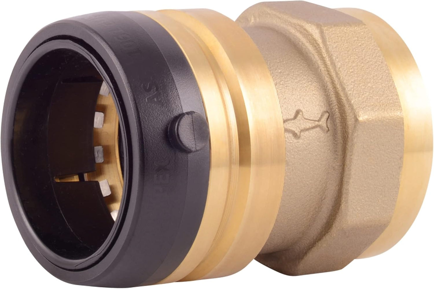 Adaptador FNPT 1-1/2 pulg para tubo PEX cobre CPVC