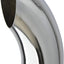 Tubo escape cromado 5x18" curvado acampanada ranura