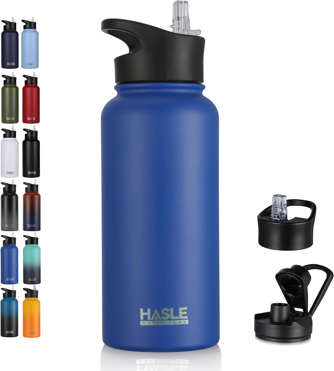 Botella agua aislada acero inox 32oz doble pared vacío
