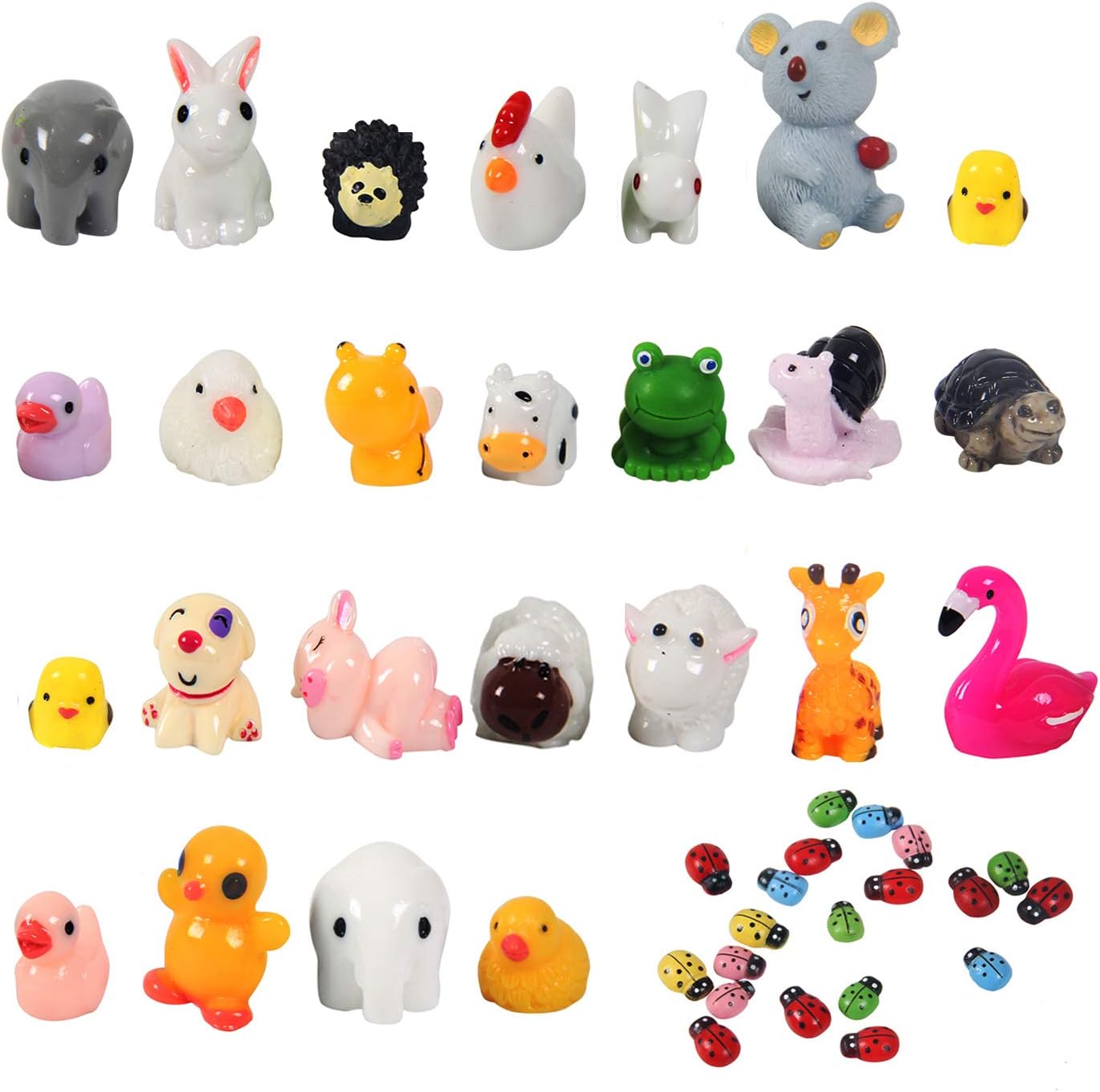 45 Pzas Minianimales para Jardín de Hadas