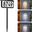 Letreros solares led 3 colores para números de casa exterior