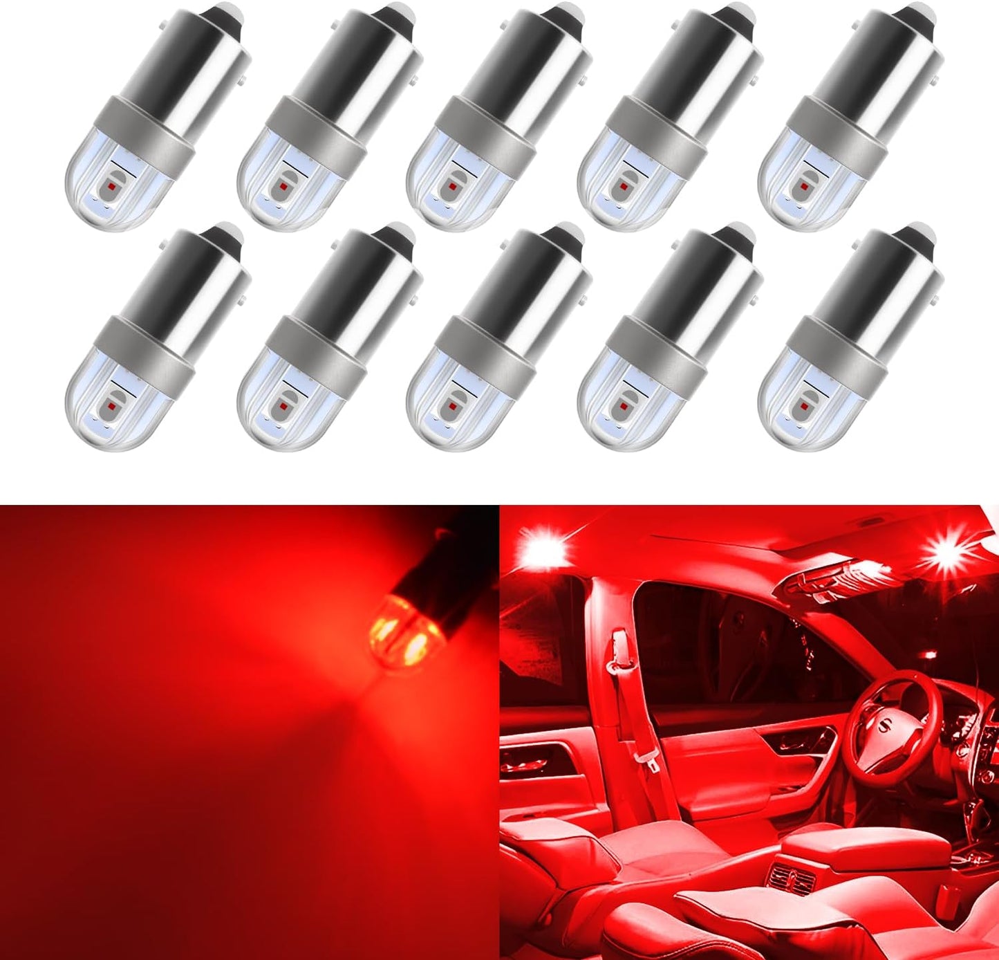 Bombilla LED SMD 3030 para coche interiores domo mapa