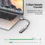 Cable extensión USB A 3.0 6pulg macho hembra trenzado