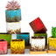 Set 10 Macetas Cerámica 2.1pulg para Suculentas y Cactus