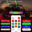 Luces LED látigo 9 modos comp SXS UTV 1.5-2"