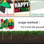 8 Pzas Decoración Juneteenth Impermeable para Césped