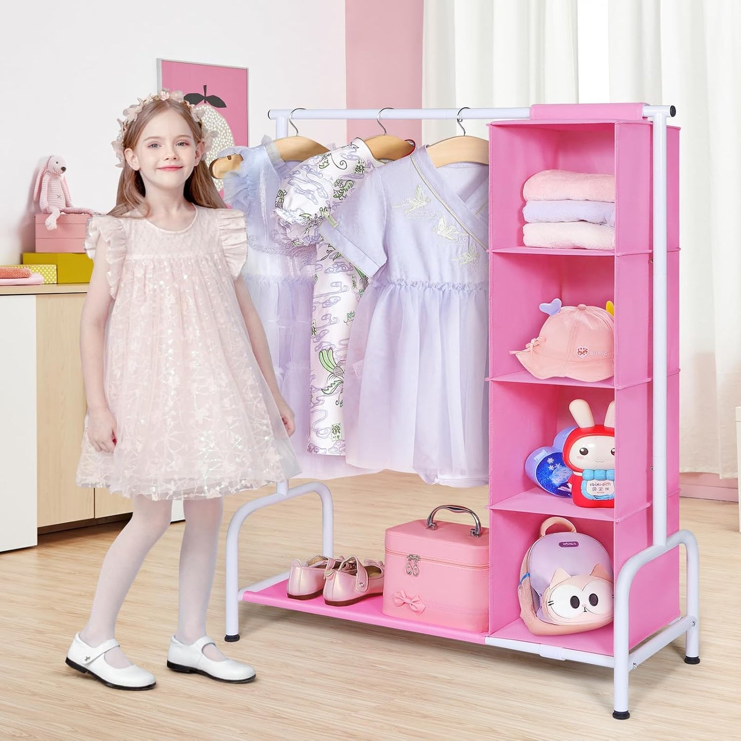 Perchero para niños con organiz. colgante