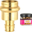 10 Pzas Adaptador Prensa Cobre PEX-A Latón ASTM F1960