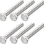 Tornillos hex M10x3.543in acero inox 304 plateado