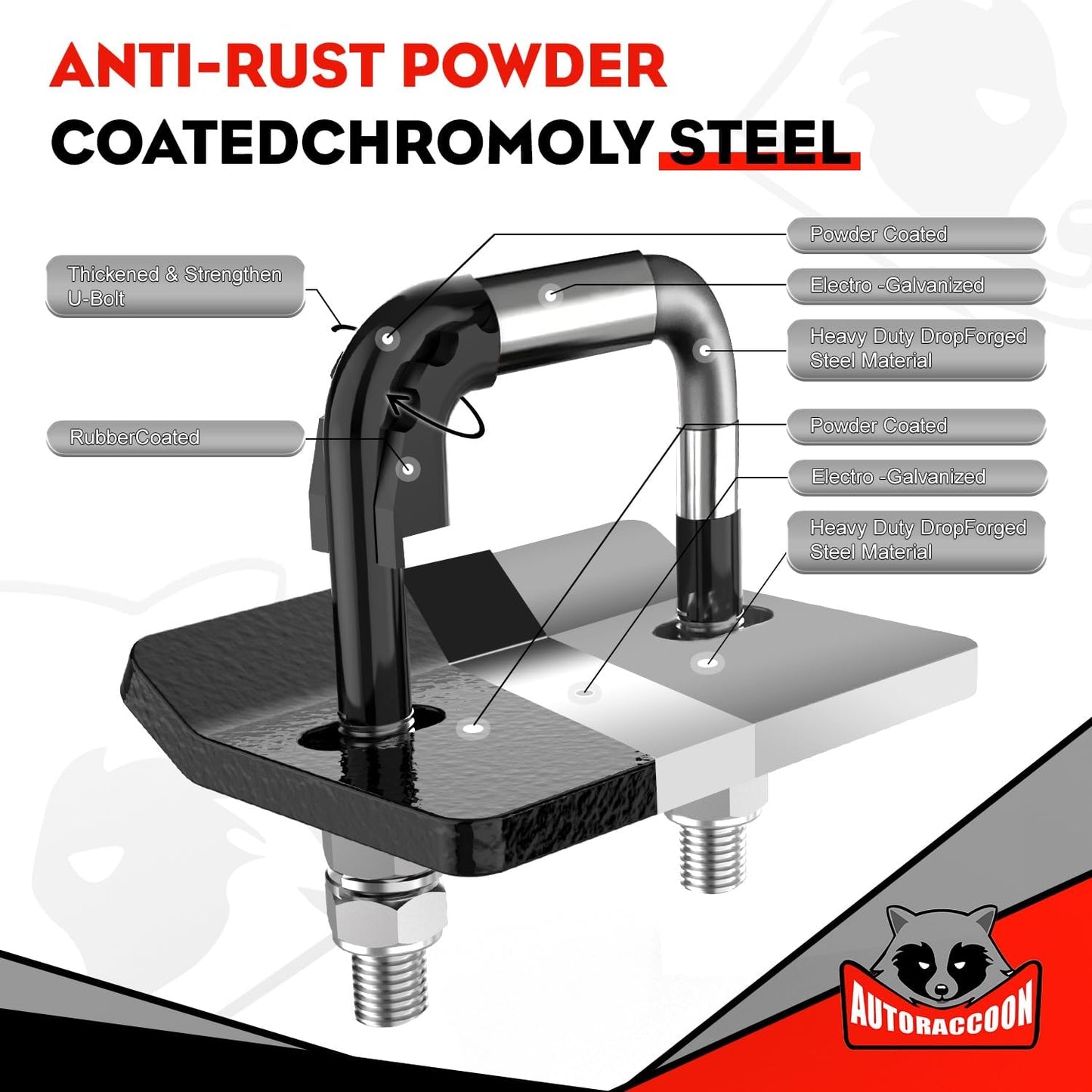 Abrazadera antitraqueteo tensor 1.25-2" goma