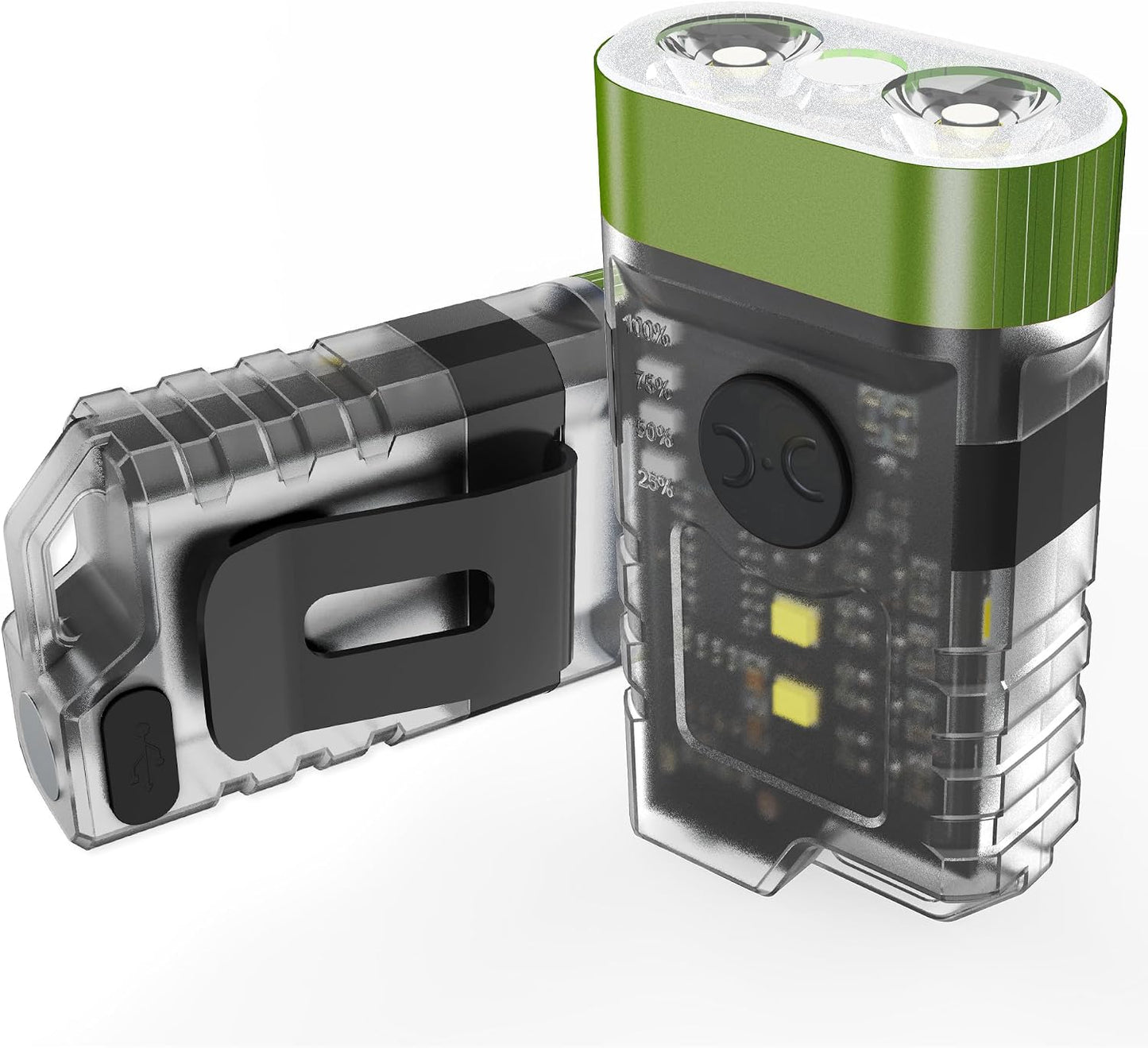 Linterna EDC recargable USB C 10 modos carga magnética