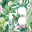 Placa interruptor eléctrica decorativa selva botánica