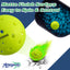 Pelotas pickleball exterior set 4 sin costuras color verde