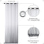 Cortinas traslúcidas impermeables patio 84pulg