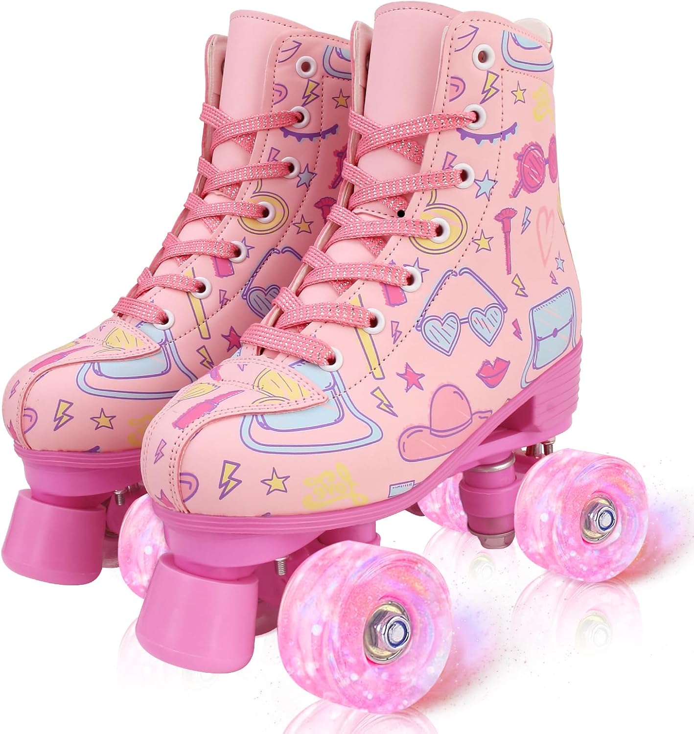 Patines 4 ruedas ajustables para niñas y adultos