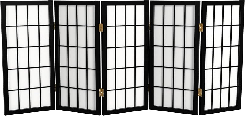 Biombo Shoji portátil 2ft madera 6 colores