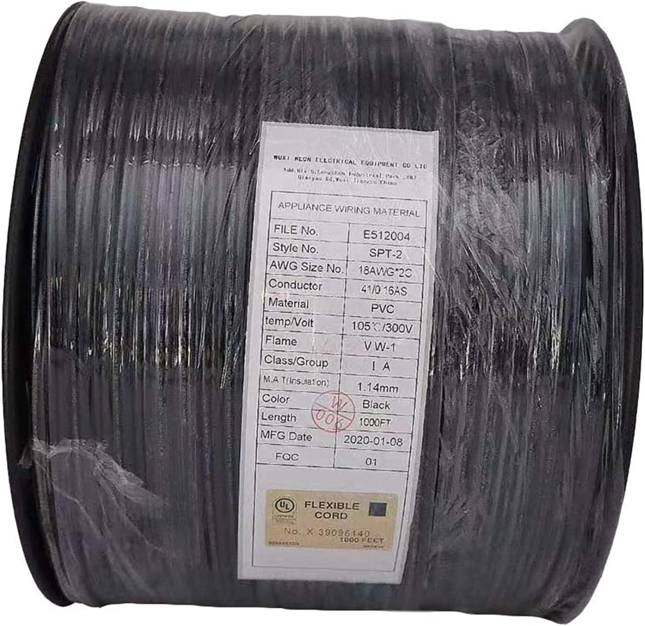 Cable Bajo Voltaje 18/2 Trenzado 1000pies para Paisajismo