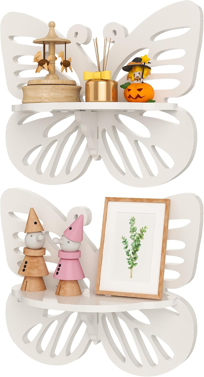 Estante de pared 2 niveles para habitación de niños