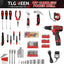 Set 138 Pzas Taladro Inalámbrico 12V 2 Velocidades