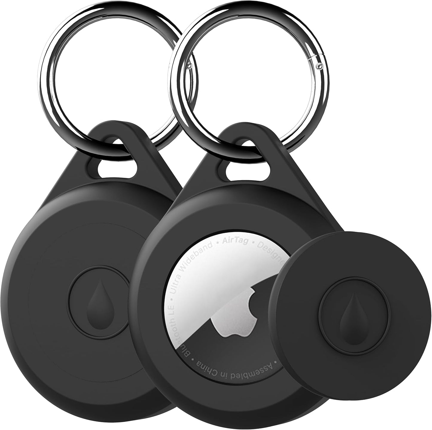 Funda AirTag IPX8 2 Unidades Antiarañazos para Llaves Niños