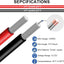 5 Pzas Conectores DTP 2 Pines 12 AWG Impermeables