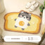 Tapete baño microfibra antiderrap 20x31" gato