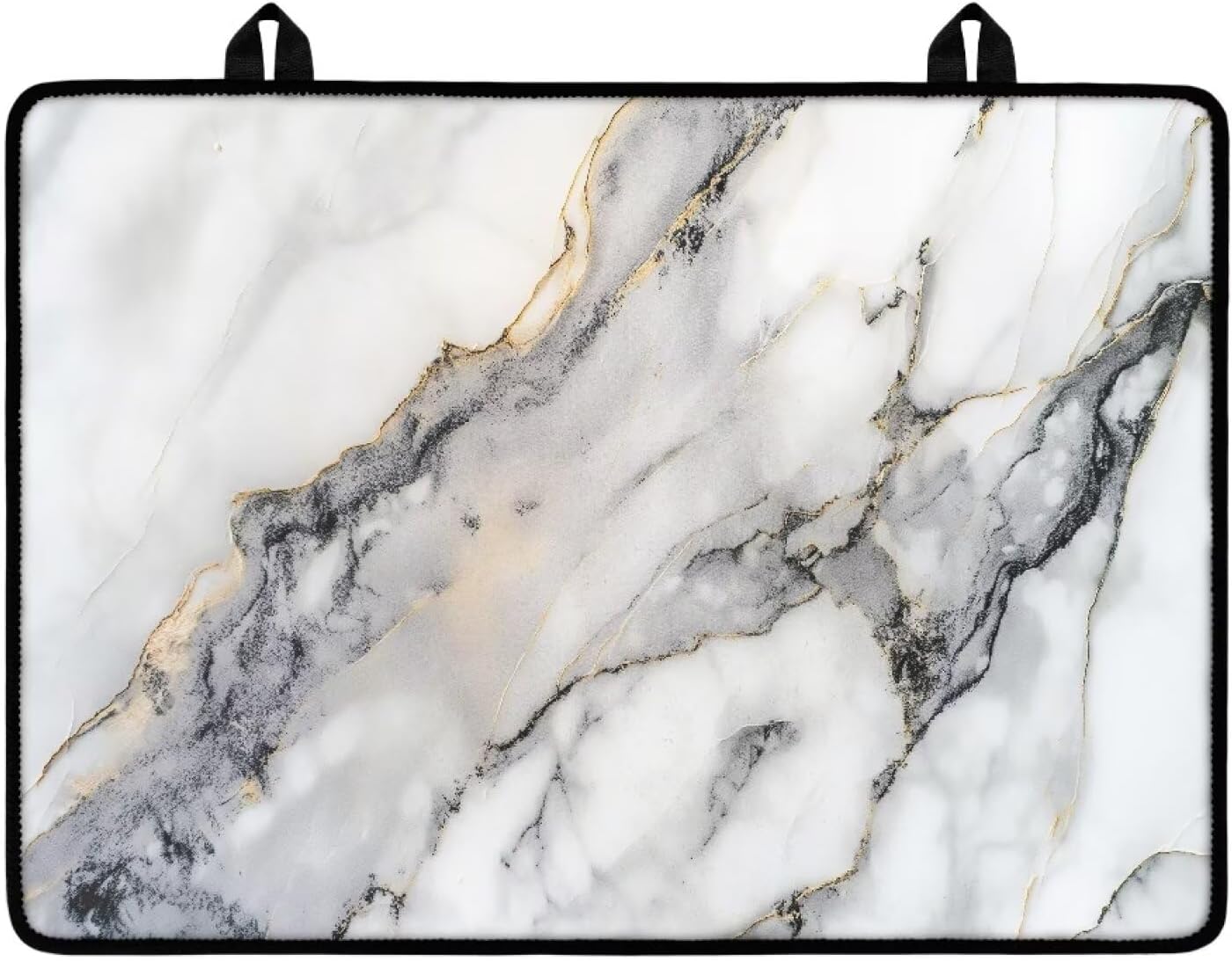 Funda estufa cristal protector inducción 29x21pulg mármol