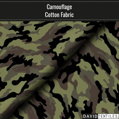 Tela algodón camuflaje 44pulg ancho para coser
