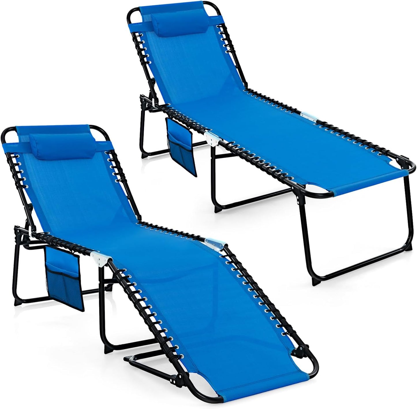 Tumbona playa plegable bronceado ajustable