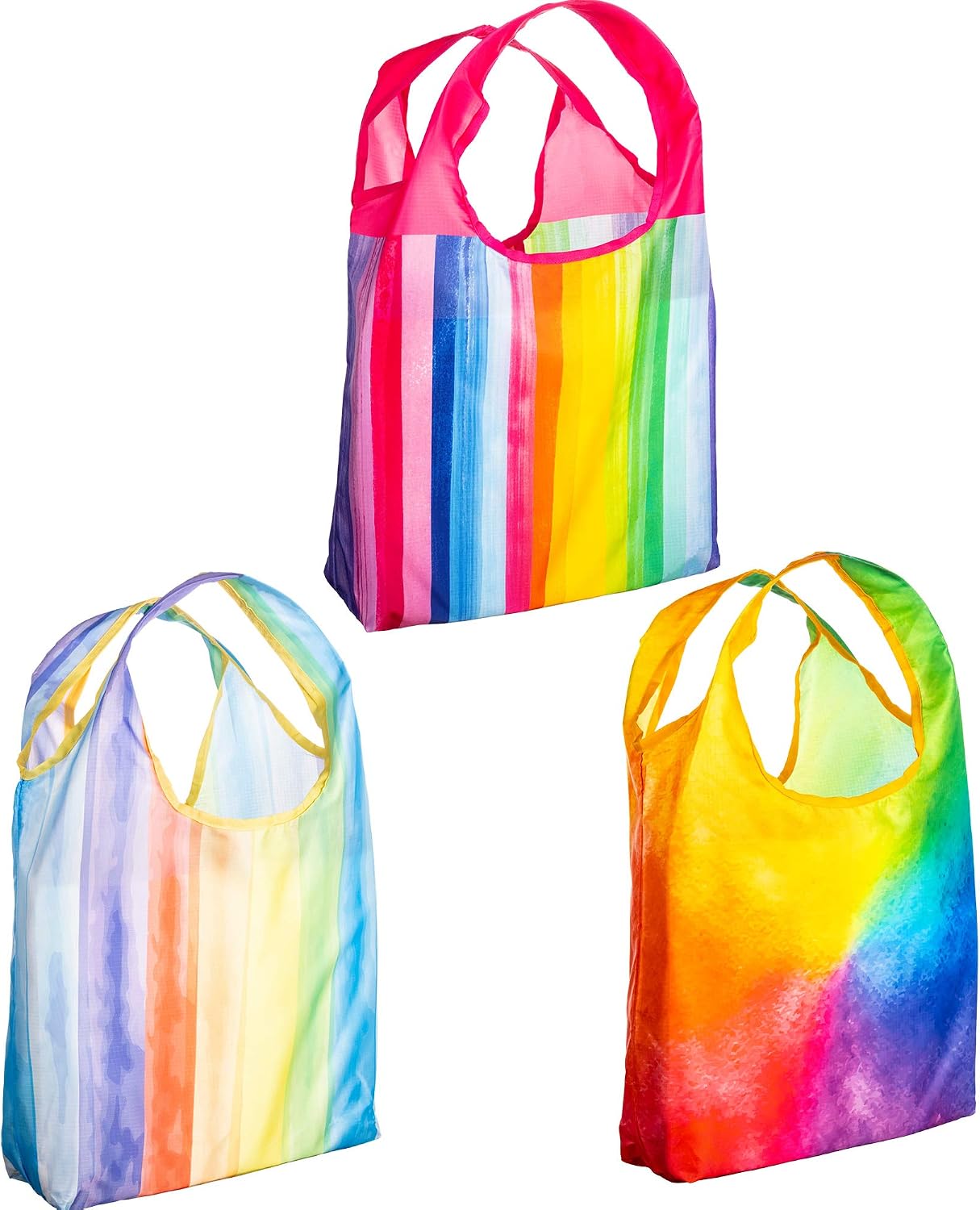 Bolsas reutilizables con asas grandes para comestibles