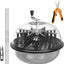 Recortador cuenco 19pulg corte trenzado cuchillas acero inox