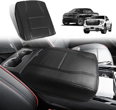 Funda reposabrazos cuero microfibra Chevy Silverado EV