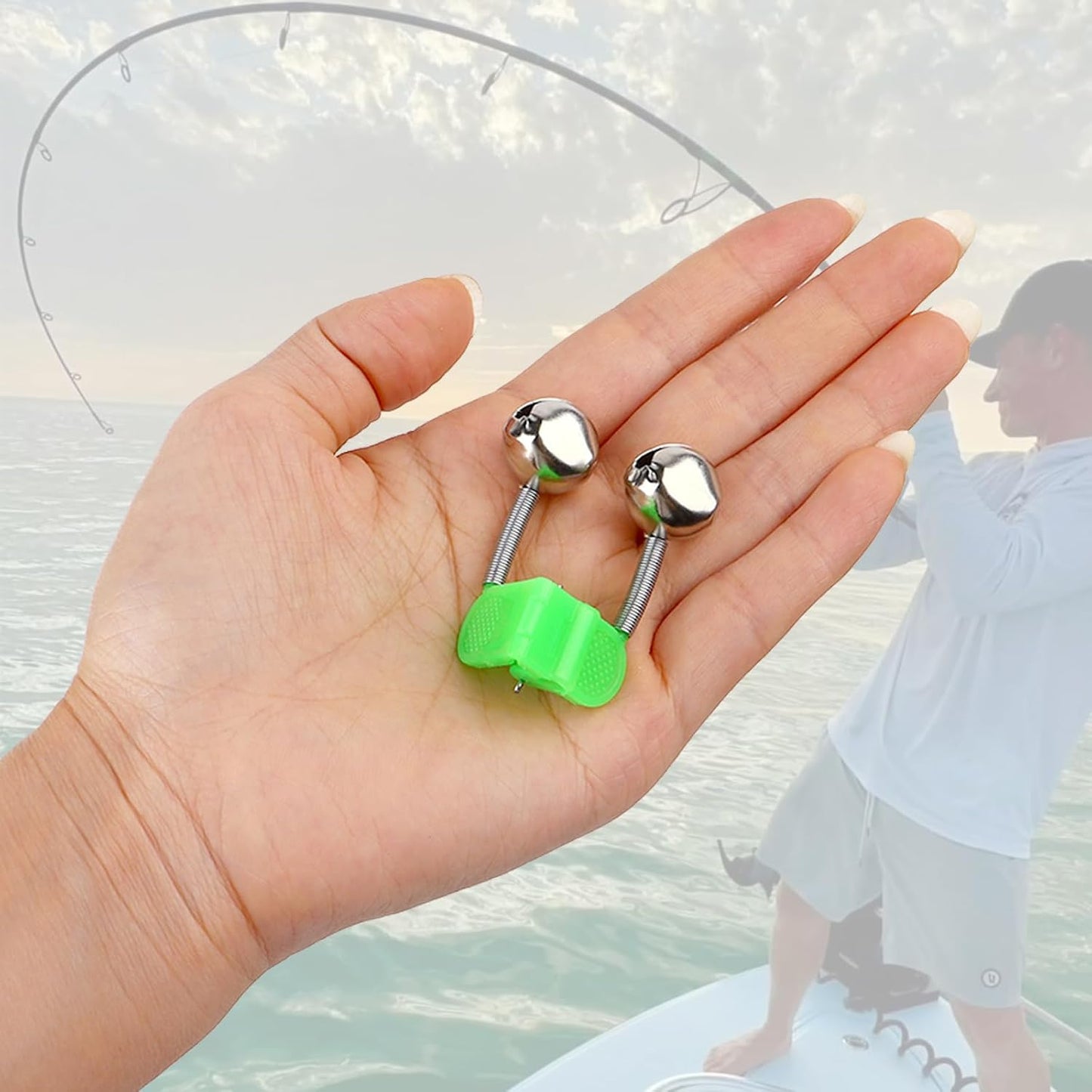 Campanas para caña pesca alerta de mordida