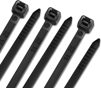 Bridas cables UL 8pulg 500uds nailon duradero autobloqueante