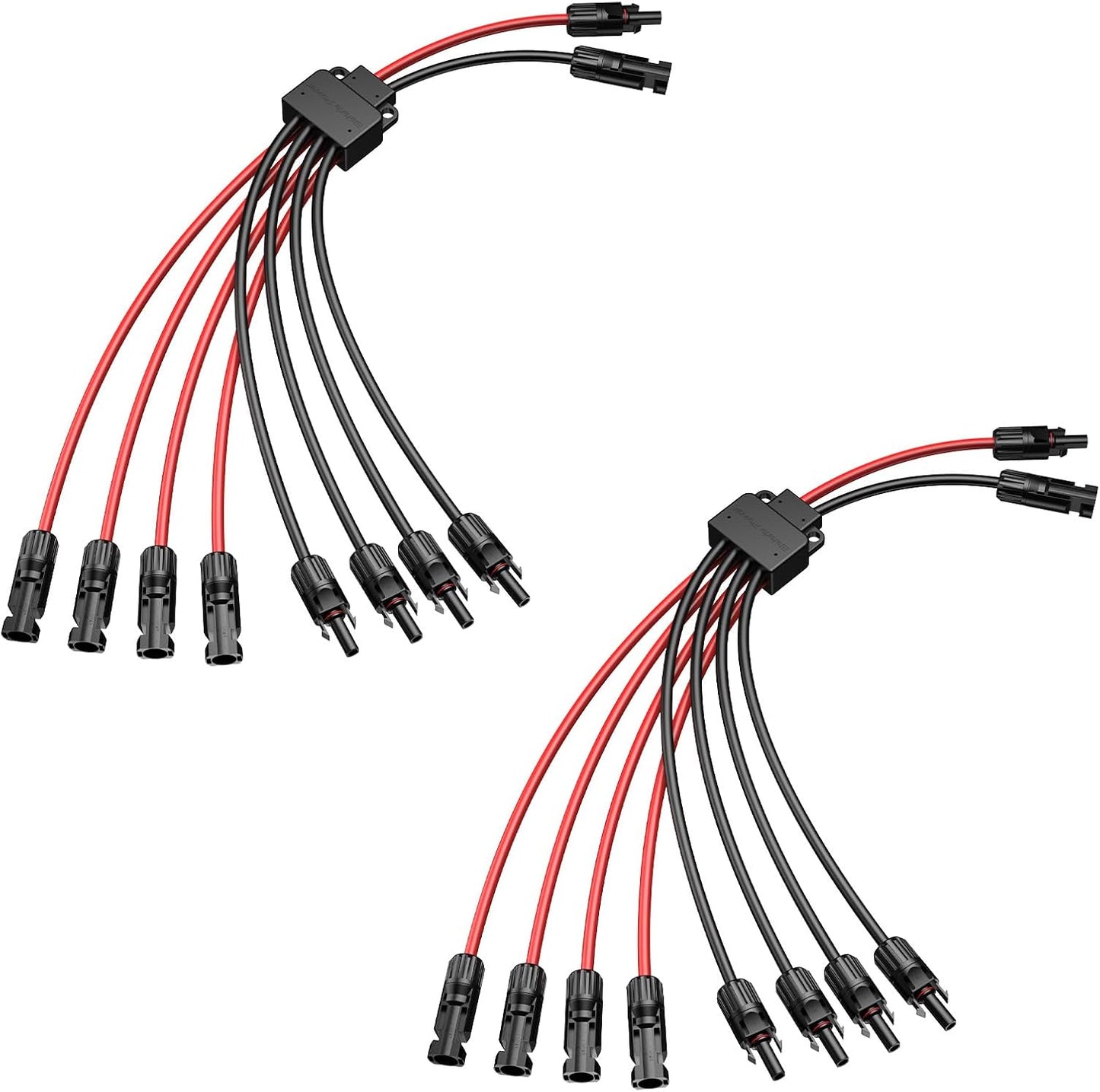 Conectores solares 30A rama Y adaptador paralelo 2 pzas