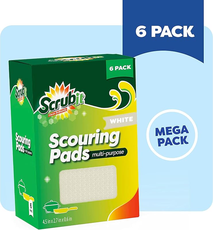 Estropajo multiusos antiarañazos para cocina baño set 6