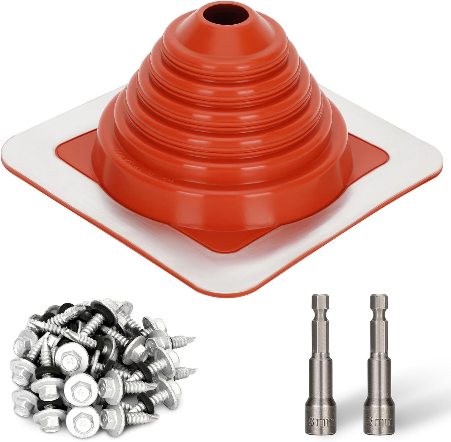 Bota intermitente tubo techo 1-1/4 a 3pulg con funda silicona