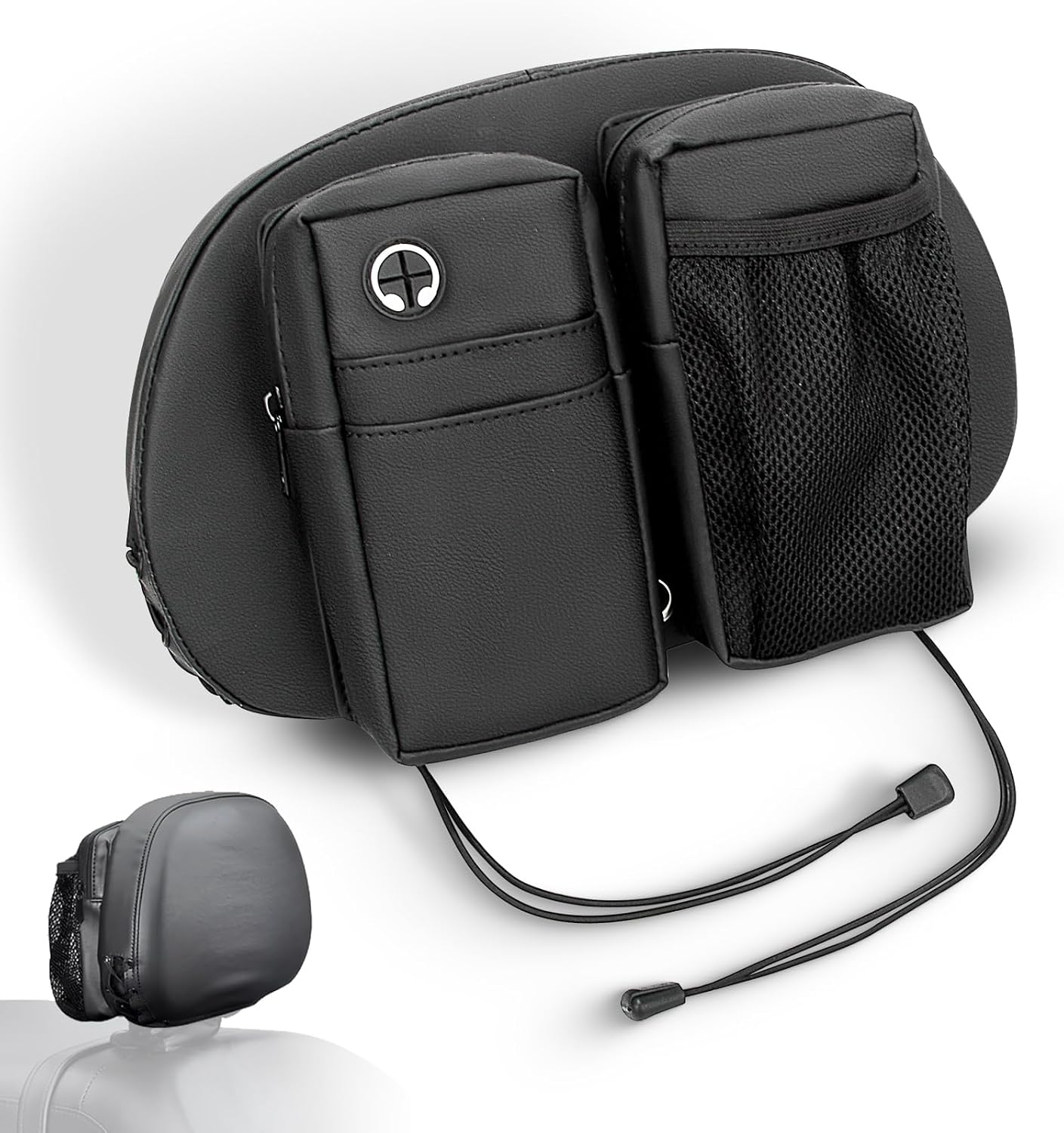 Bolsa almacenamiento asiento motocicleta Harley respaldo
