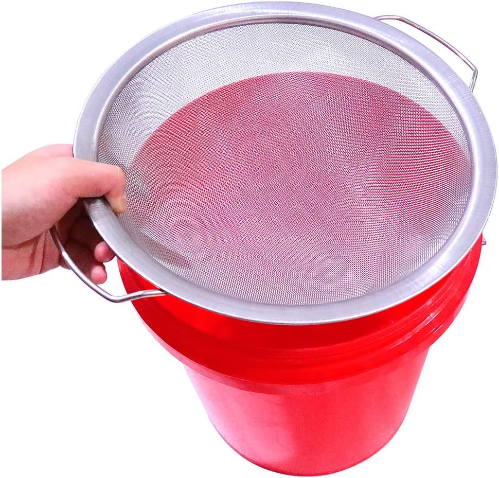 Colador pintura malla fina acero inox 60 mallas embudo 5gal