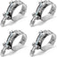Abrazadera manguera acero inox 1.75pulg pack 4