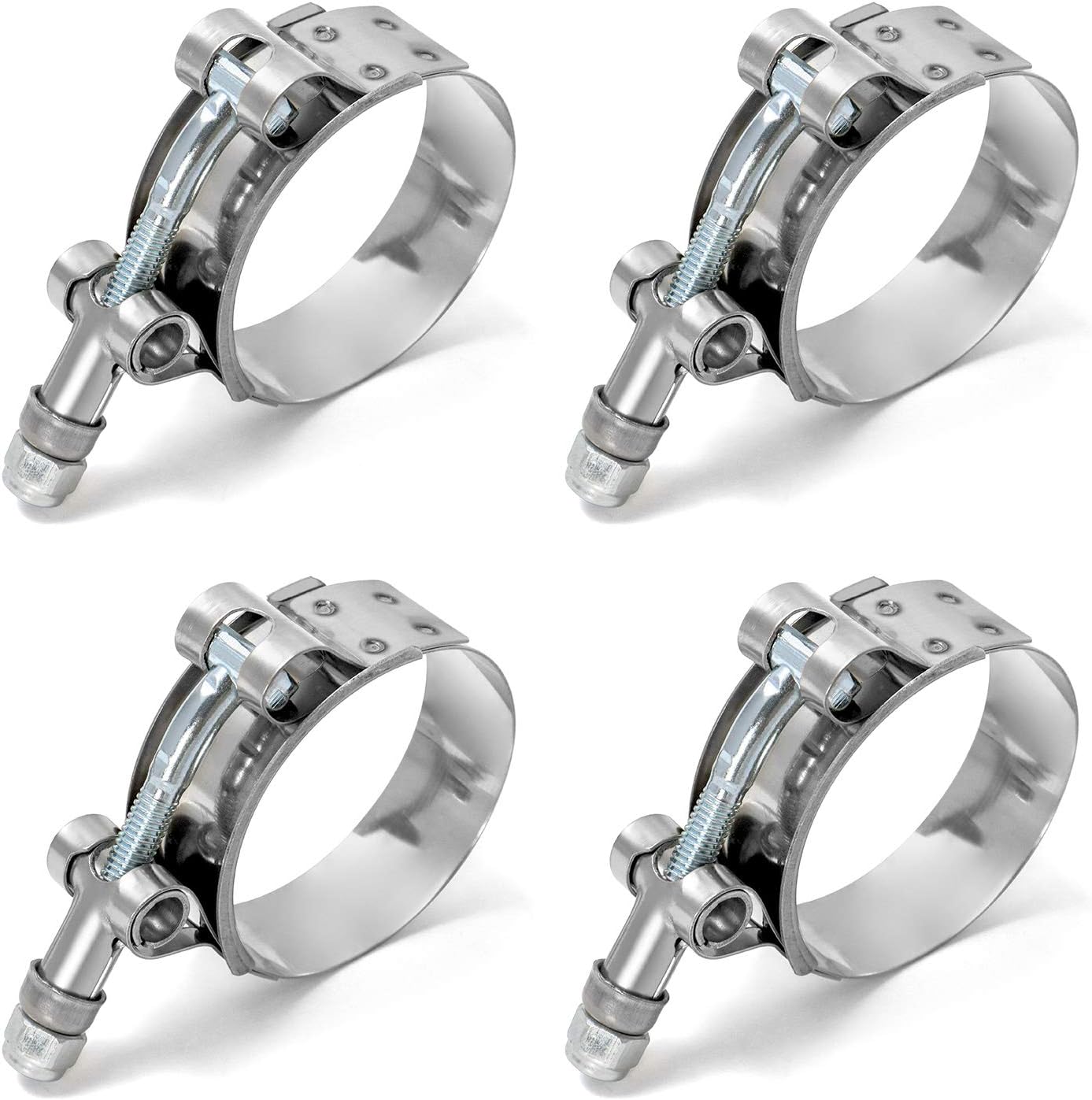 Abrazadera manguera acero inox 1.75pulg pack 4