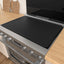 Cubierta silicona estufa 28x20pulg protector vidrio negro