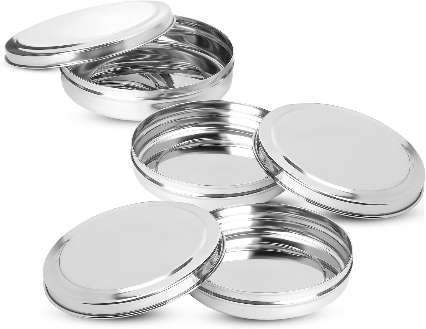 Set 3 Recipientes Acero Inox 23-40oz Elegantes