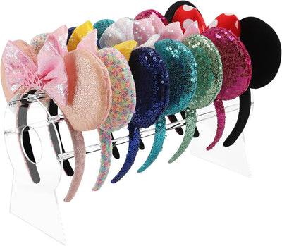 Soporte acrílico para diademas y pendientes