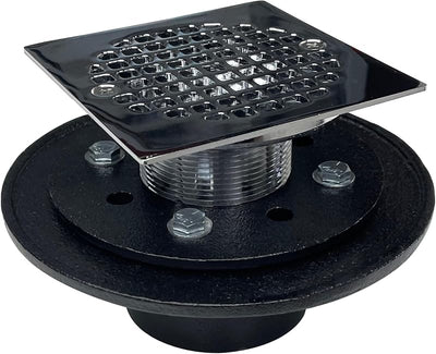 Drenaje piso ducha acero inox SUS304 4pulg estandar